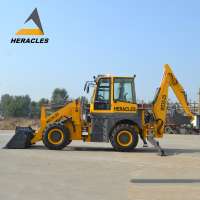 china made farm tractor with wheel backhoe loader with price